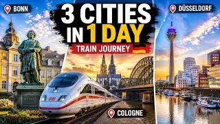  Cities in 1 Day 🇩🇪 | Train Journey Through Bonn, Cologne & D&uuml;sseldorf