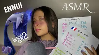 ASMR 🇫🇷 Aprende Francés en 20 minutos | Roleplay ENNUI (Intensamente 2) 💜
