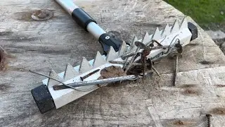 THE AMAZING MAGNETIC RAKE!!!,NO MORE PUNCTURES ON GRAVEL DRIVEWAYS WITH THIS AMAZING TOOL!!!