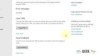 Как сбросить настройки TPM (доверенного платформенного модуля) на ПК с Windows