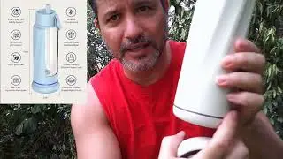 Insulated Smart Water Bottles with Straw, Intake Tracker, Water Safety Analyzer, LED Reminder