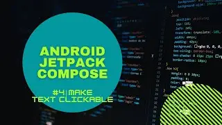 Android Jetpack Compose Tutorial (Ar) #4|Make Text  Clickable
