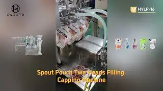 HYRFC 2A Spout Pouch  Two Heads Filling Capping Machine