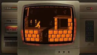Prince of Persia on C64 + C1201 - Mega Bezel Commodore Pack