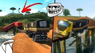 I made the worst TRAIN with Rodrig&atilde;o in Global Truck Online 😂😂