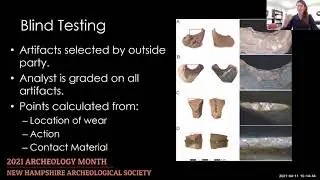 Heather Rockwell:  Investigating the use of stone tools with microwear analysis