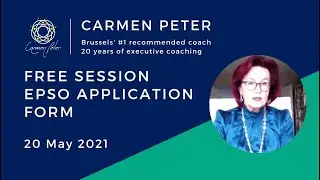 Free Webinar - EPSO Application Form