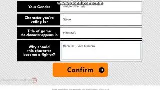 My vote for the Smash Bros. Fighter Ballot!