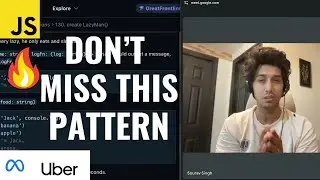 DON'T miss this ONE Javascript coding problem | Learn this pattern for interviews  💯