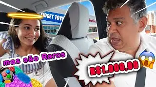 1.000,00 COMPRANDO FIDGET TOYS RAROS nos ESTADOS UNIDOS! 🤑😱 Comprei TODOS fidget toy raros q Gostei