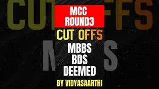 MCC Round 3 Result OUT ⚡ | Check Cut-offs for All Categories & Deemed Colleges NOW!