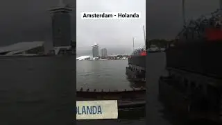paseando por Amsterdam - Holanda  #amsterdam #barco #misterroka #chileno #paisesbajos #short #shorts