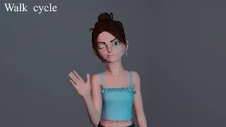 Basic animation (walk cycle,run cycle)