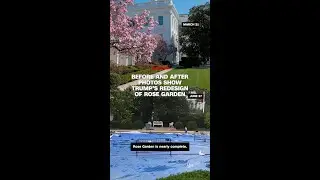 Before and after photos show Trump&rsquo;s redesign of Rose Garden