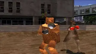 Mokujin \ Roger Gameplay - Tekken Tag Tournament