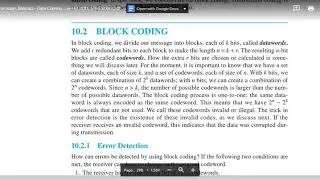 Redundancy | Block Coding | Redundancy & Block Coding in Communication | Data Communications Lecture