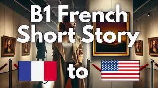 LEARN French FAST...[B1 Intermediate Level] French Short Story Spoken in French then English