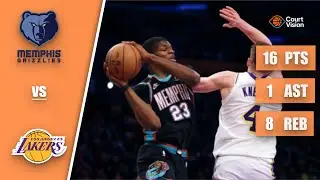 Cedric Coward - 16 Points, 8 Rebounds, 1 Assist vs Lakers - 2025-26 Regular Season