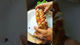 Hot Dog! 🌭😱 / Egg Hot Dog Recipe / hot dog recipe / egg recipe/ #shorts #hotdog #egg #asmr #viral