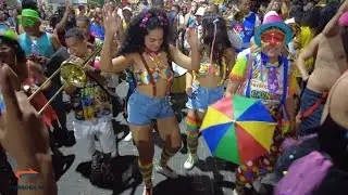 SALVADOR BAHIA - MUITA ANIMAÇÃO PALHAÇOS DO RIO VERMELHO CARNAVAL 2025