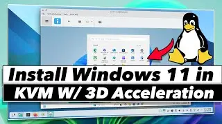 Установка Windows 11 в KVM с 3D-ускорением на Linux