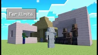 Ma premi&egrave;re ferme &agrave; fer dans cette survie Minecraft !