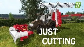 CUTTING ALL THE GRASS AGAIN in Farming Simulator 2017 | PS4 | Xbox One