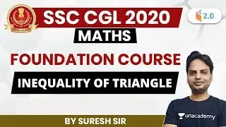 10:00 PM - SSC CGL 2020 | Maths by Suresh Sir | Inequality of Triangle