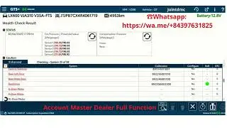 LEXUS LX600 2024 READ DTC CODE WITH GTS+ BY Autel MaxiVCI V200