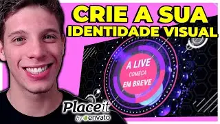 Como CRIAR e CONFIGURAR tela de LIVE COME&Ccedil;ANDO/TERMINANDO sem PROGRAMAS (Placeit)