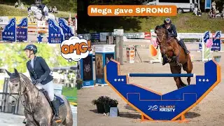 Springen concours Halsteren! Mijn MUUR stond in het 1.40, gaaf! | ✰vlog 299✰ | Kristy Snepvangers |