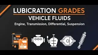 Lubrication Grades in Vehicles | Engine, Transmission, Differential & Suspension Explained