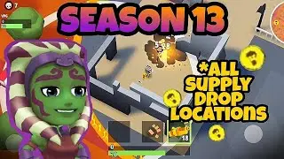 First Gameplay and *All the Supply Drop Locations|Battlelands Royale Season 13|Virtual Peace Gaming