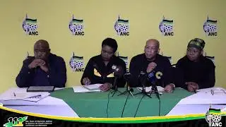[WATCH LIVE]   ANC National Executive Committee (NEC) meeting media briefing. #ANCatWork