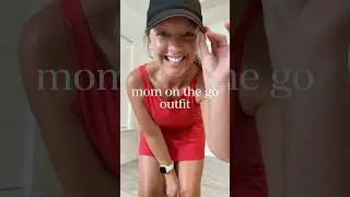 Mom on the go outfit idea:active dress, hat & tinted moisturizer #targetstyle #activewear #momlife