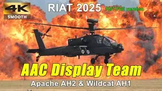 Full version: Apache & Wildcat Unleashed: British Army Air Corps Helicopters Demo | RIAT 18/07/2025