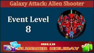 Galaxy Attack Alien Shooter Summer Event 2021 | Event Level 8 | Kolipel Boss | Zambario Gamers