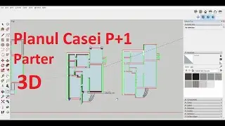 Cum am facut planul casei  P+1  Ep2   Ziduri Parter 3D