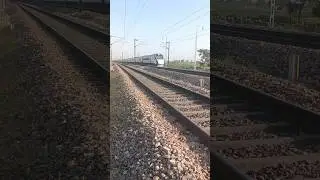 Morning with Vande Bharat train #love #train #shorts