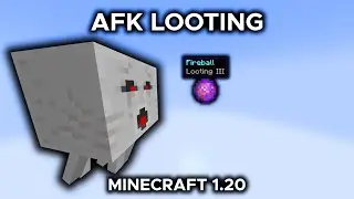 AFK Looting using Ghasts! Minecraft 1.20+