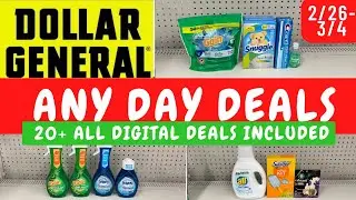 Dollar General Couponing 🚨 ANY DAY DEALS (Over 20 + All Digital Deals Included) 🚨 Week 2/26 - 3/4