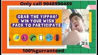 How to win yippee win your wish contest 100% guarantee.