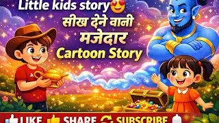 Little kids story😍 | सीख देने वाली मजेदार Cartoon Story#cartoon #viral 