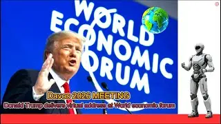 Donald Trump delivers virtual address at World economic forum