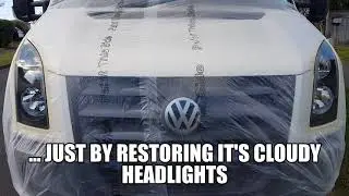 VW Crafter Camper Headlight Restoration