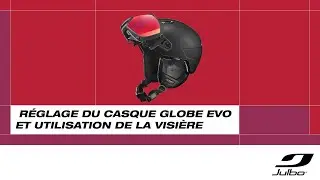 Comment r&eacute;gler son casque GLOBE EVO / MIPS&reg; et ajuster la visi&egrave;re avec des lunettes de vue ? | Julbo