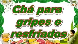 Ch&aacute; para curar gripe e resfriados / Rem&eacute;dios Caseiros