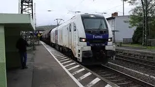 Stadler Eurodual 159 201 ELP Heavy Haul Power Internationl HHPI mit Kohlezug in Bingen