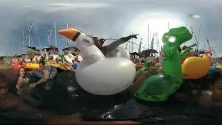 The Yacht Week Croatia Ultra 2019  Raft Party w/ Brandon's T.Rex  (v360)