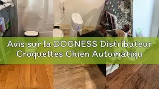 Avis sur la DOGNESS Distributeur Croquettes Chien Automatique 9L, Distributeur Croquettes Chat Autom